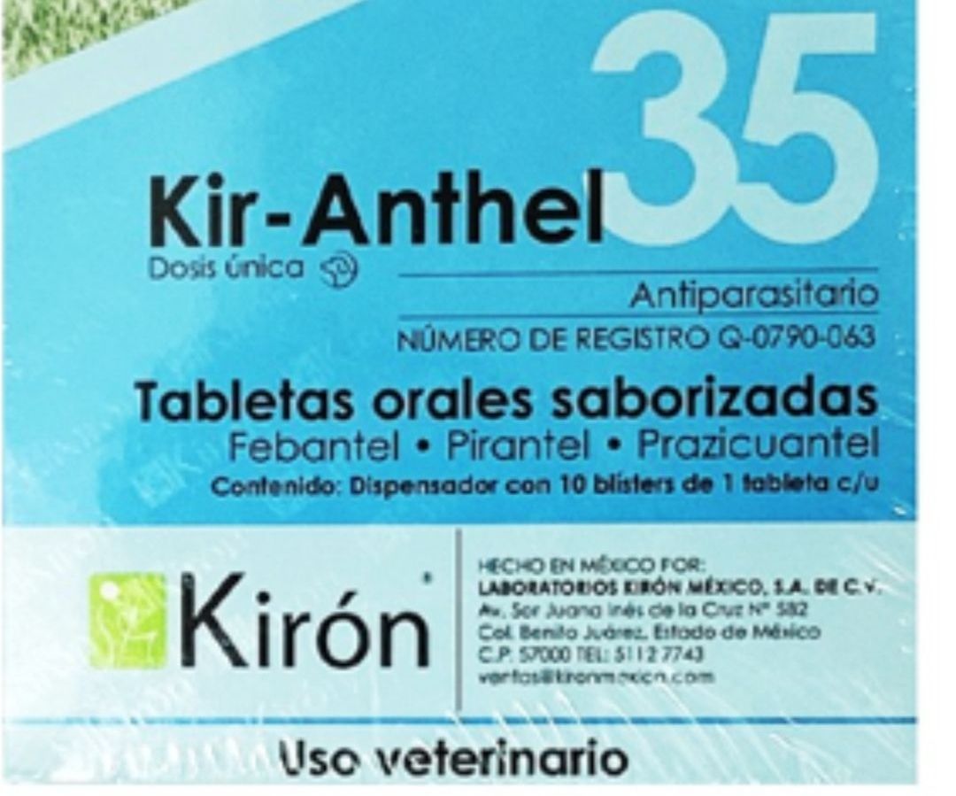 Desparaistante en tableta 20-40kg