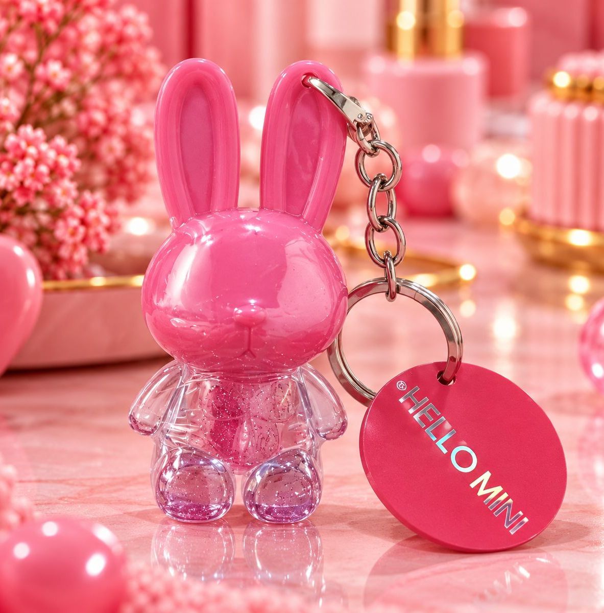Gloss Chaveiro Coelho Hello Mini
