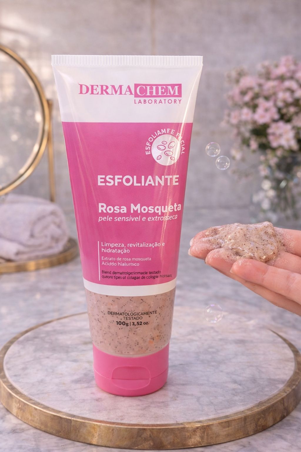 Esfoliante Facial Rosa Mosqueta Derma Chem