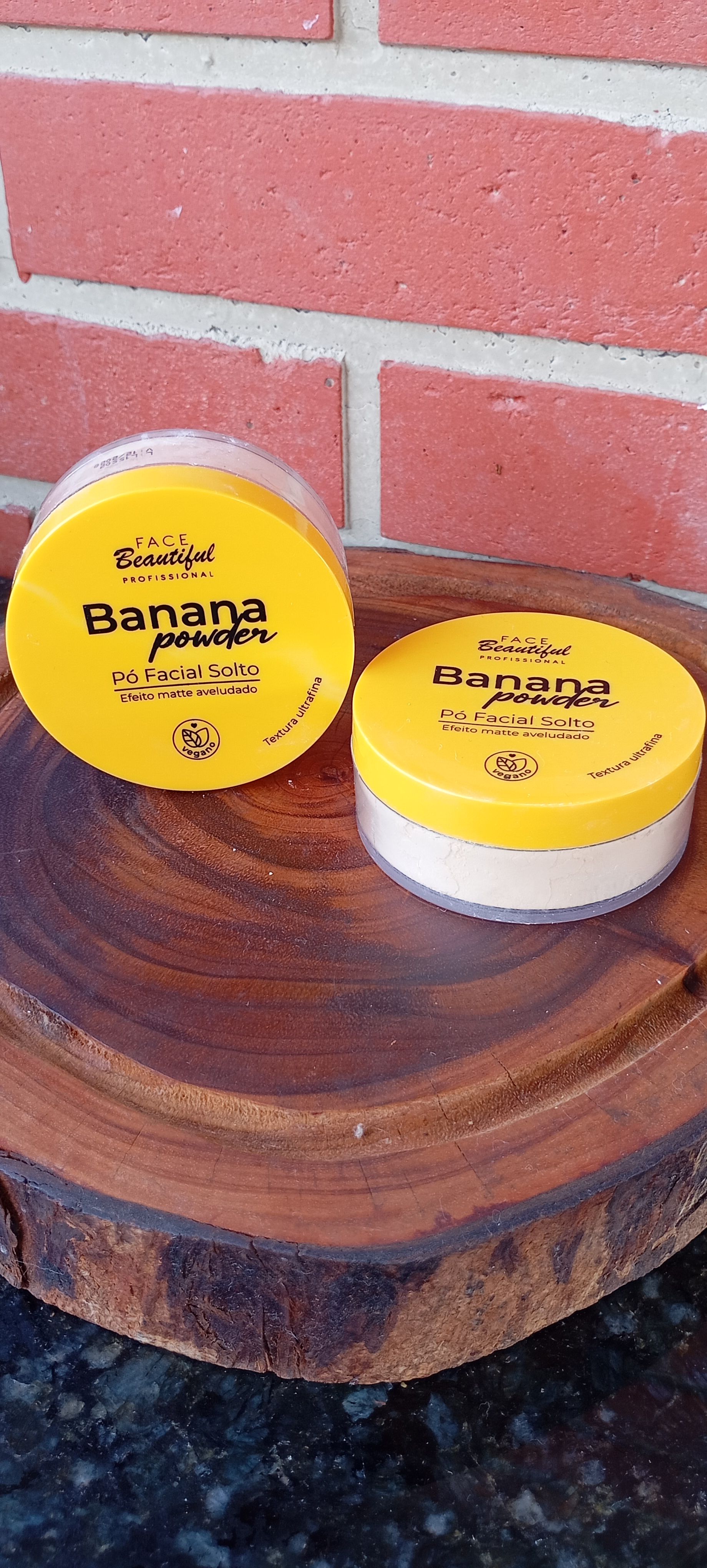 Face Beautiful Banana Powder Pó Facial Solto
