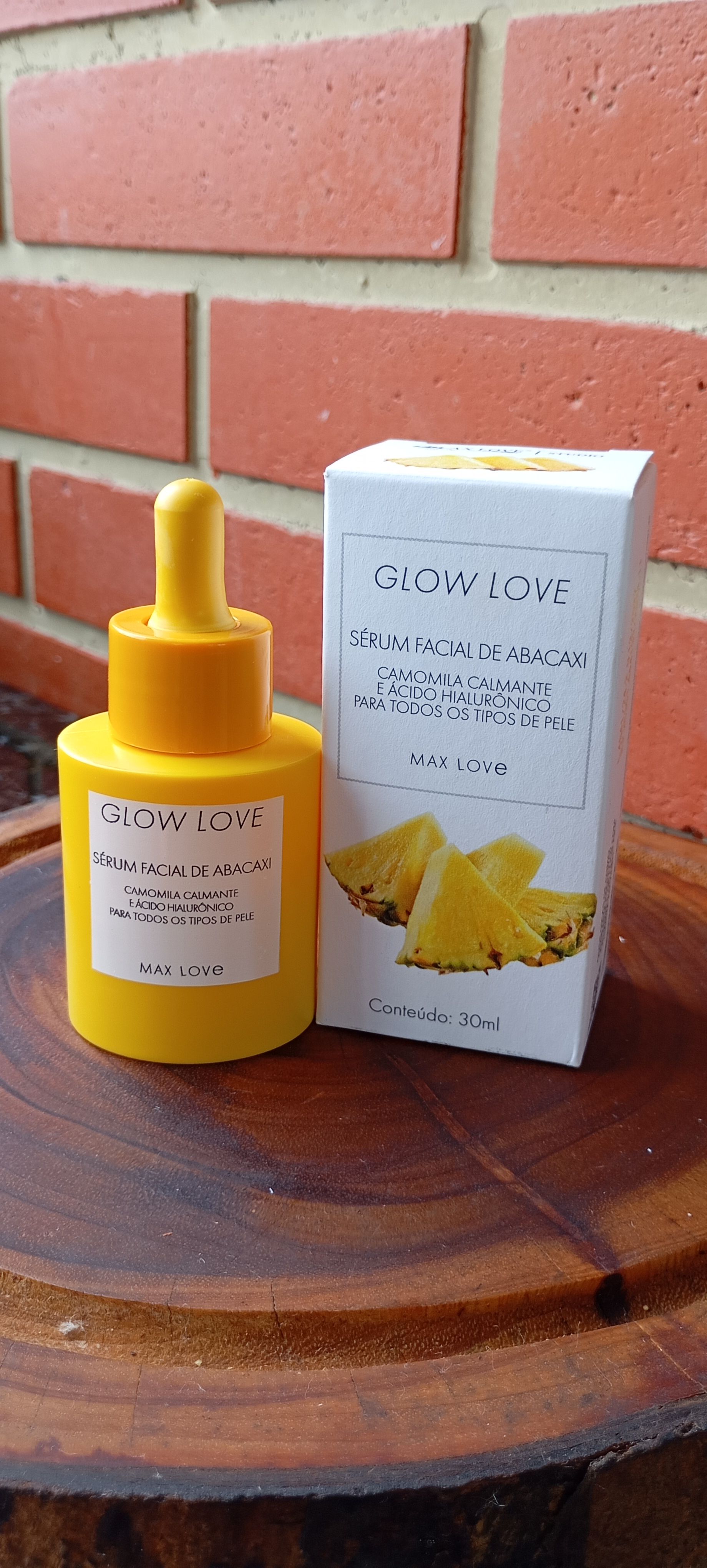 Glow Love Sérum Facial de Abacaxi Max Love