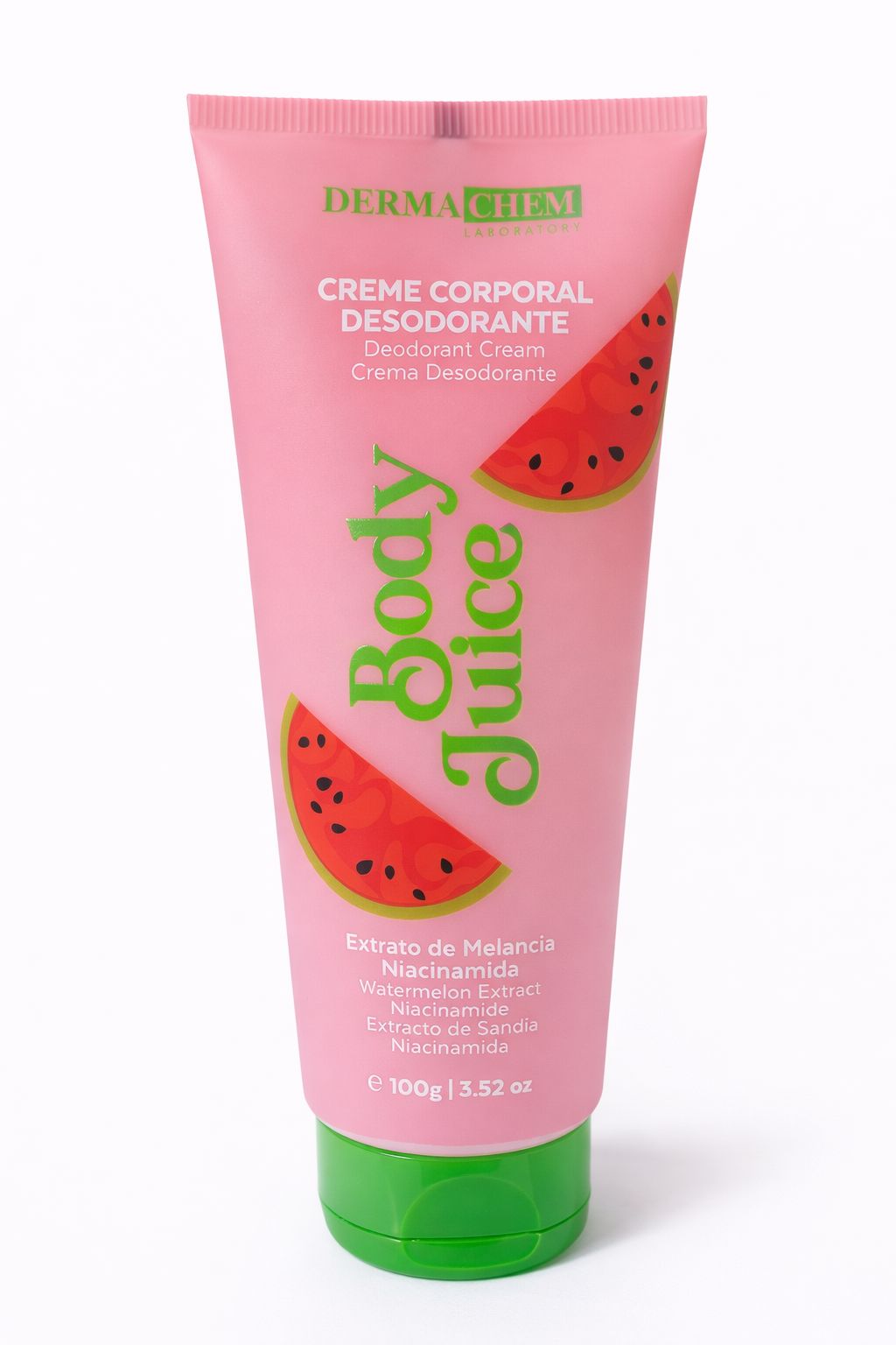 DermaChem Creme Corporal Desodorante Body Juice Extrato de Melancia