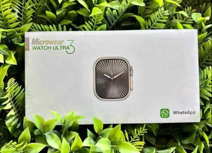 CX: 100 Smartwatch Ultra 3 Microwear Responde WhatsApp Conecta Com Fones Bluetooth e Armazena MP3