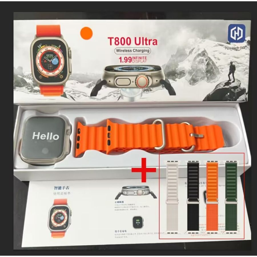 CX: 100 Smartwatch Relógios com 7 pulseiras (Variados)