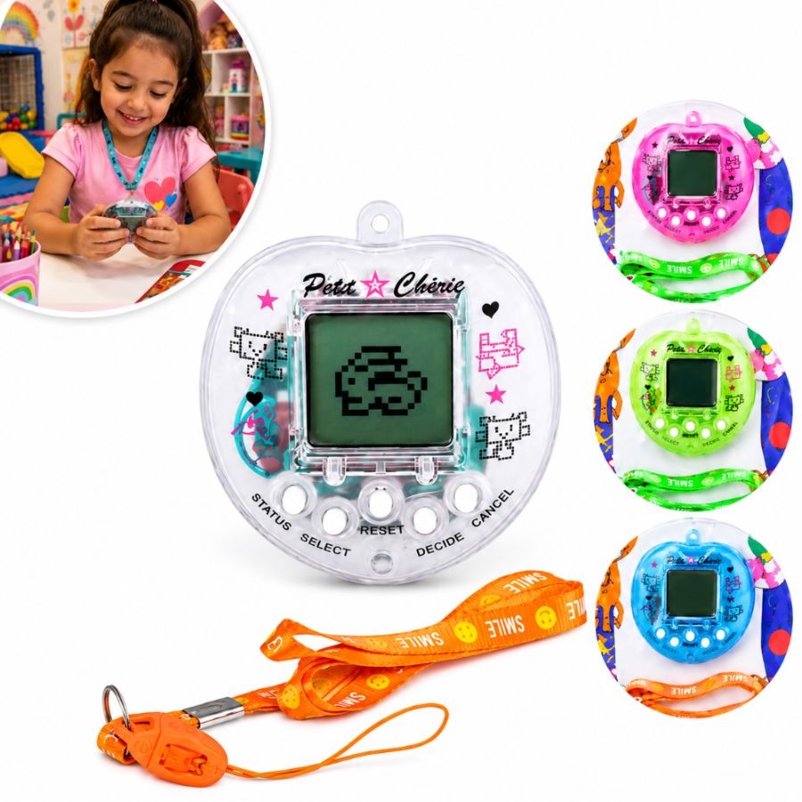CX: 288 Bichinho Virtual Coração com Cordão Color
