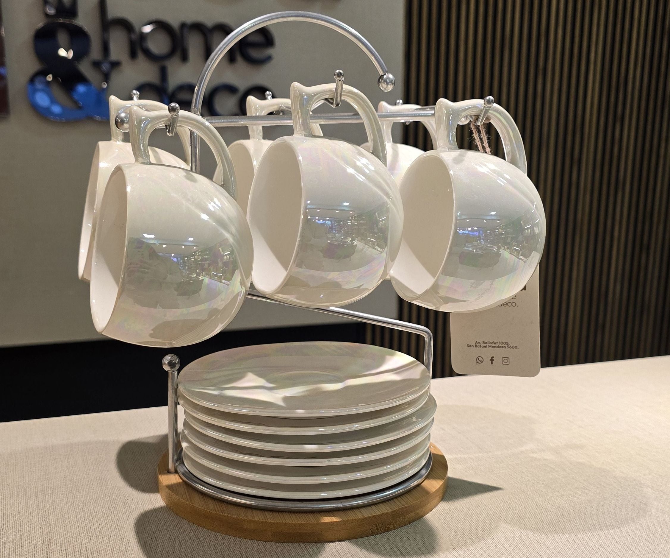Set Coffe 12 piezas con soporte  vista 4