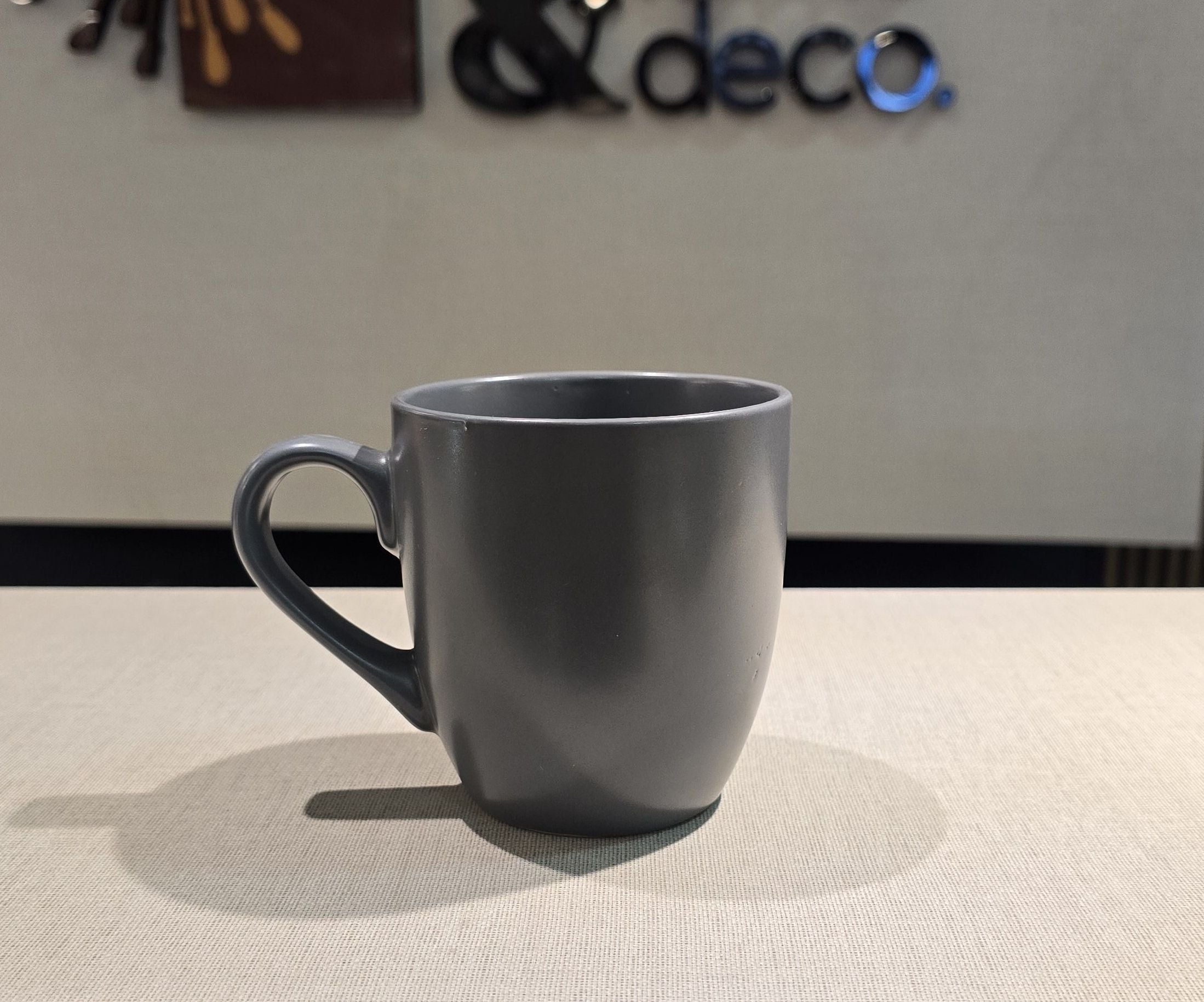 tazas gris 9x9 8cm 377ml - OBED Home & Deco San Rafael