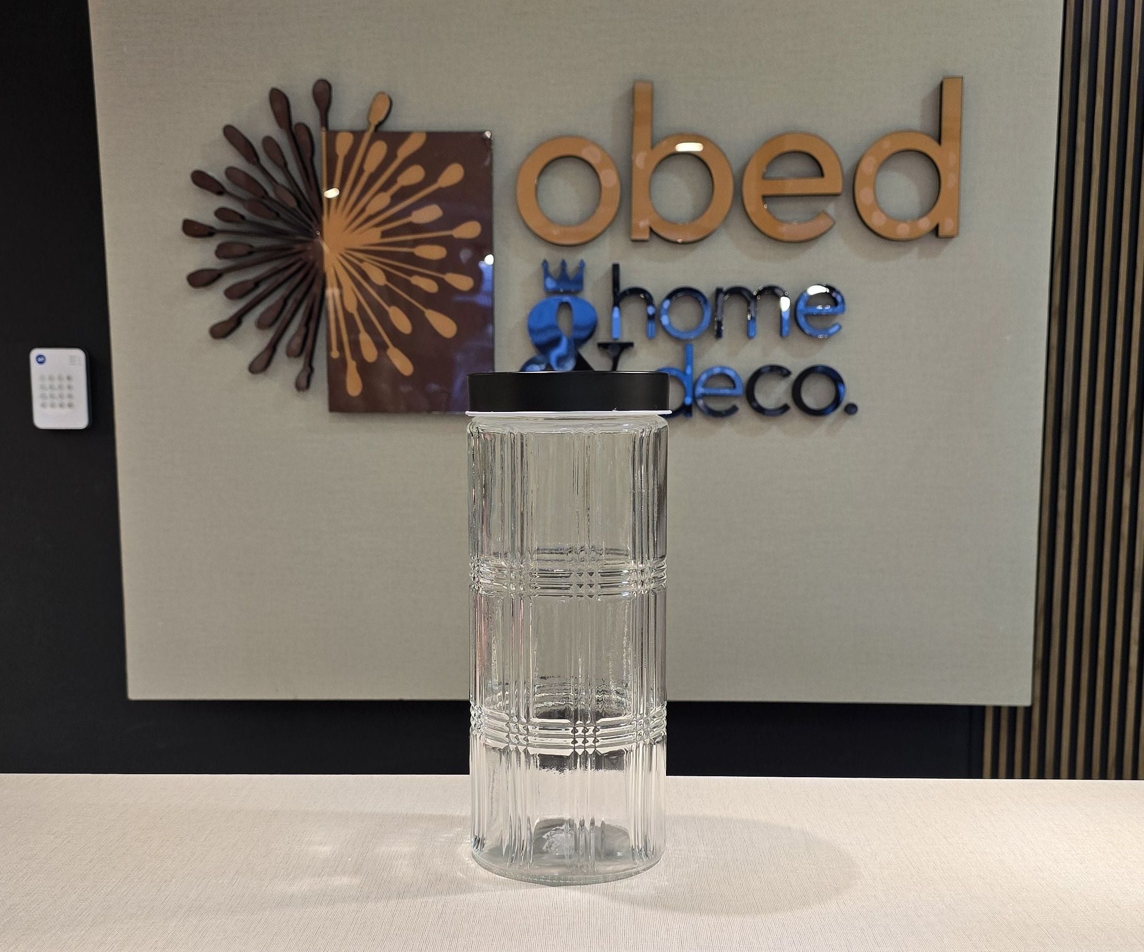 Frasco vidrio - OBED Home & Deco San Rafael