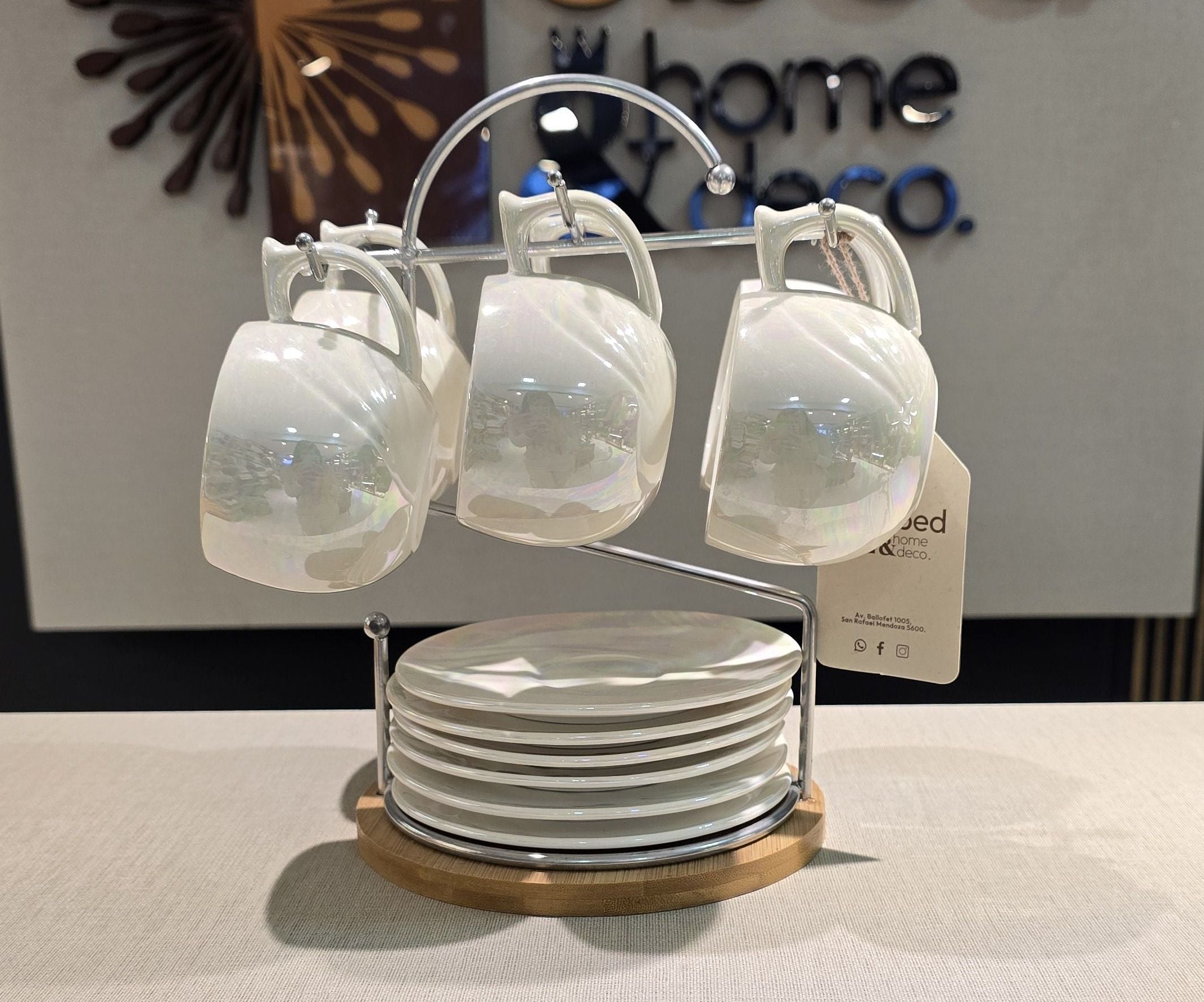 Set Coffe 12 piezas con soporte - OBED Home & Deco San Rafael