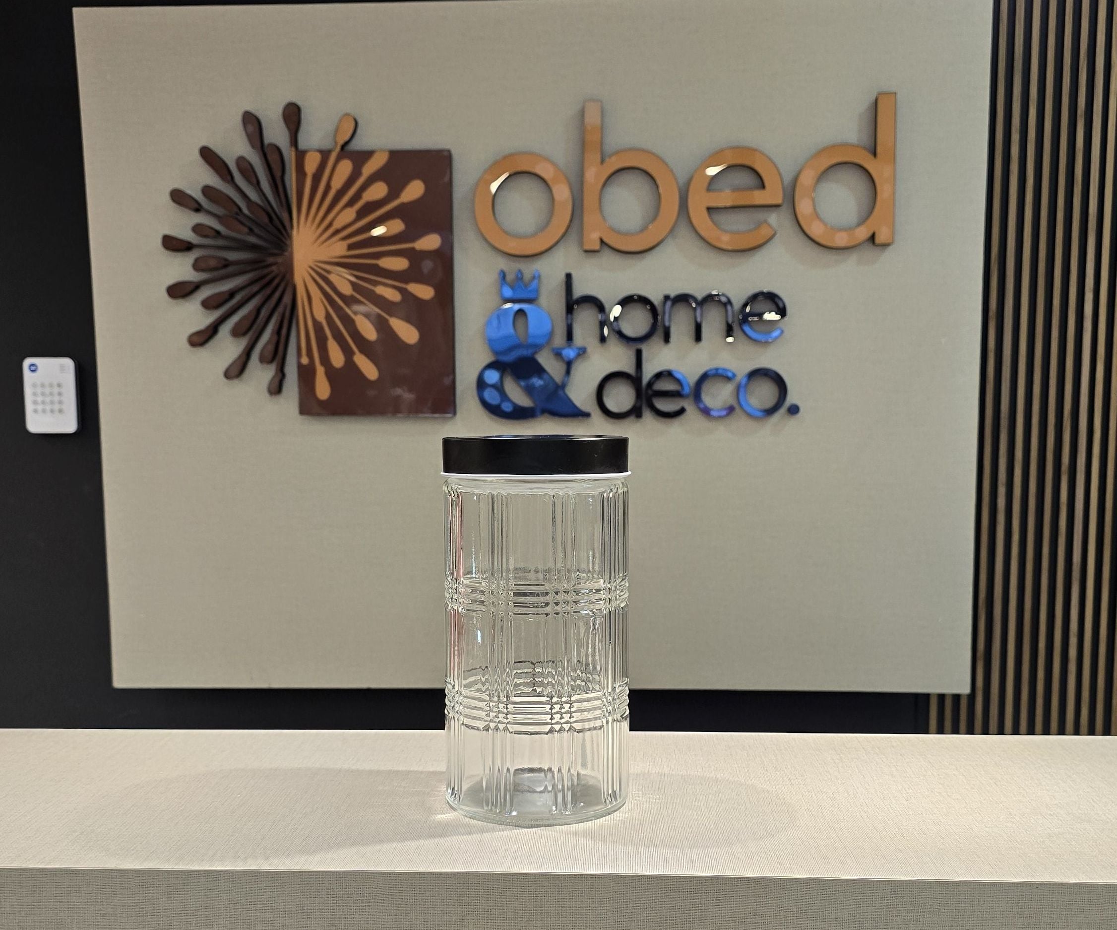 Frasco vidrio - OBED Home & Deco San Rafael