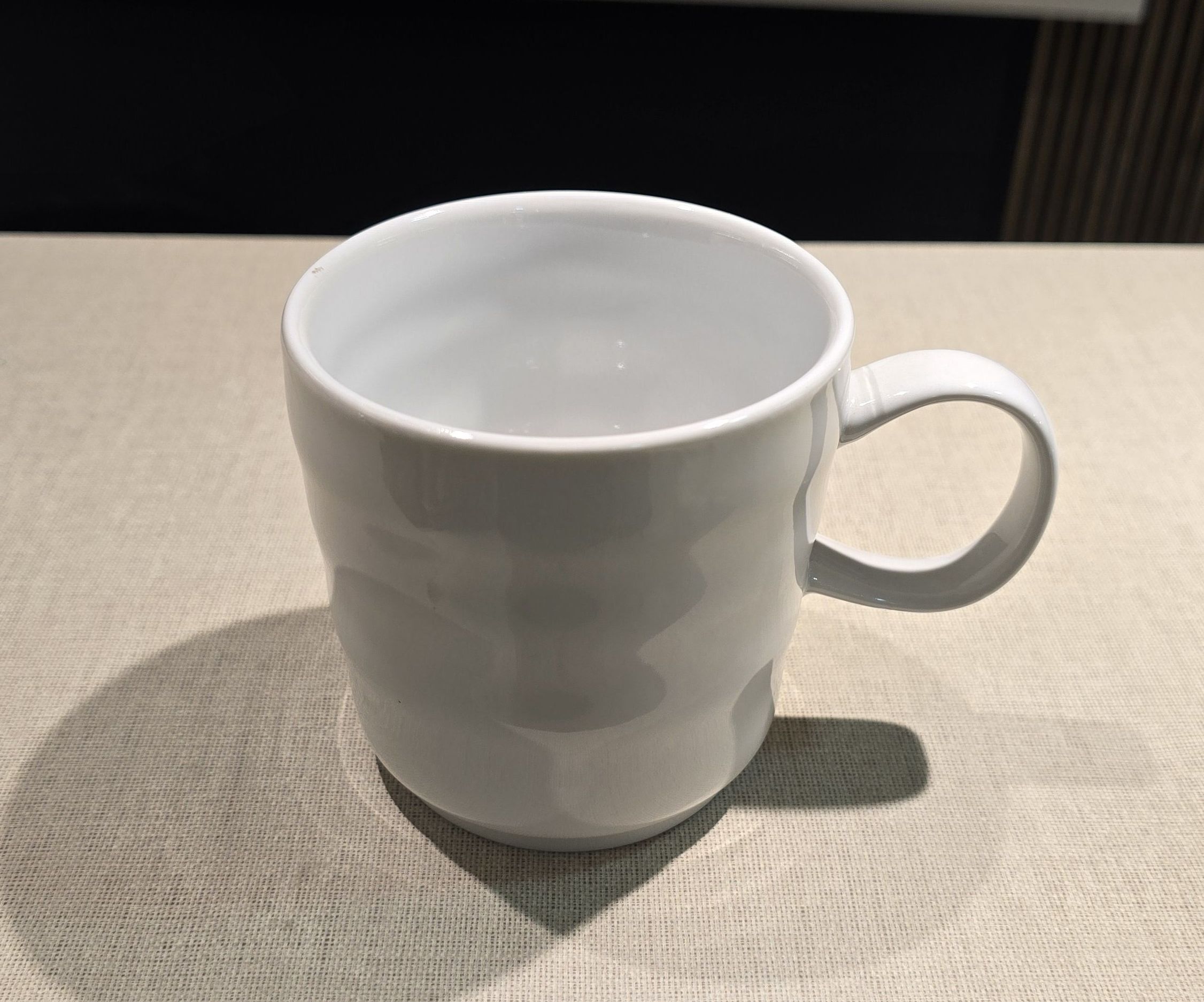 Taza cerámica bco 400ml vista 2