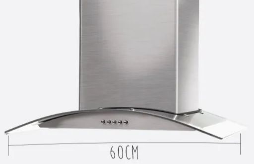 Coifa de Parede Cadence CFA360 Curvature 60cm Inox - 127V
