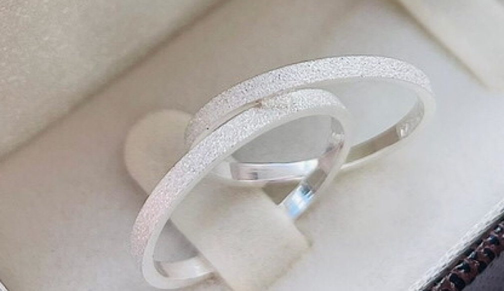 3mm Aliança de prata elegance
