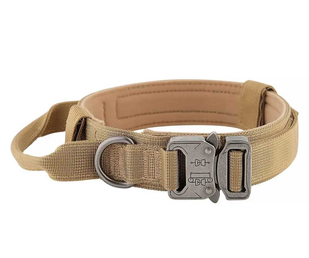 Collar Táctico khaki talla XL