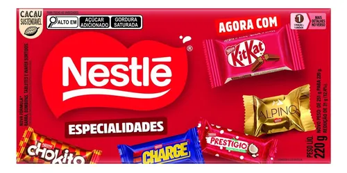 CAIXA DE BOMBOM NESTLE
