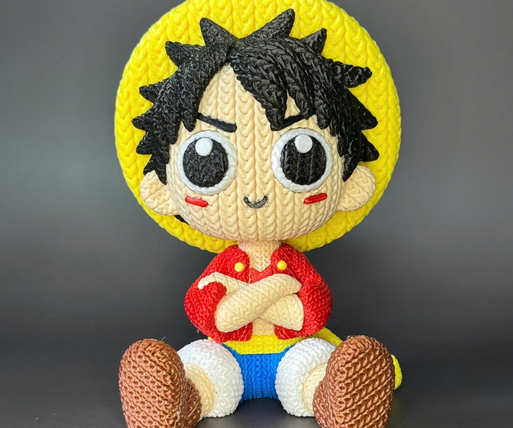 3D Printed - Knitted Style - Luffy