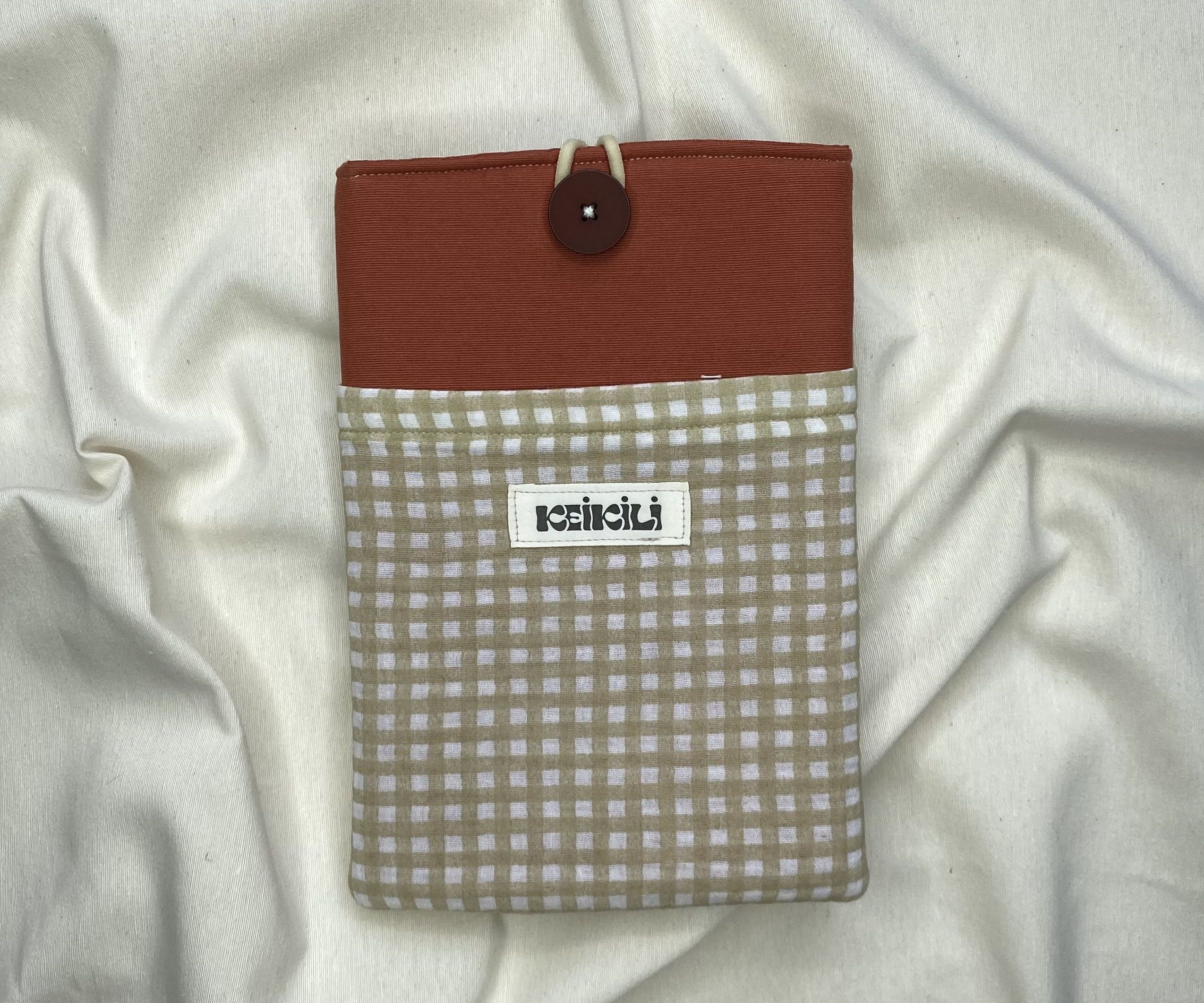 FUNDA PUKE KINDLE - CUADRO BEIGE