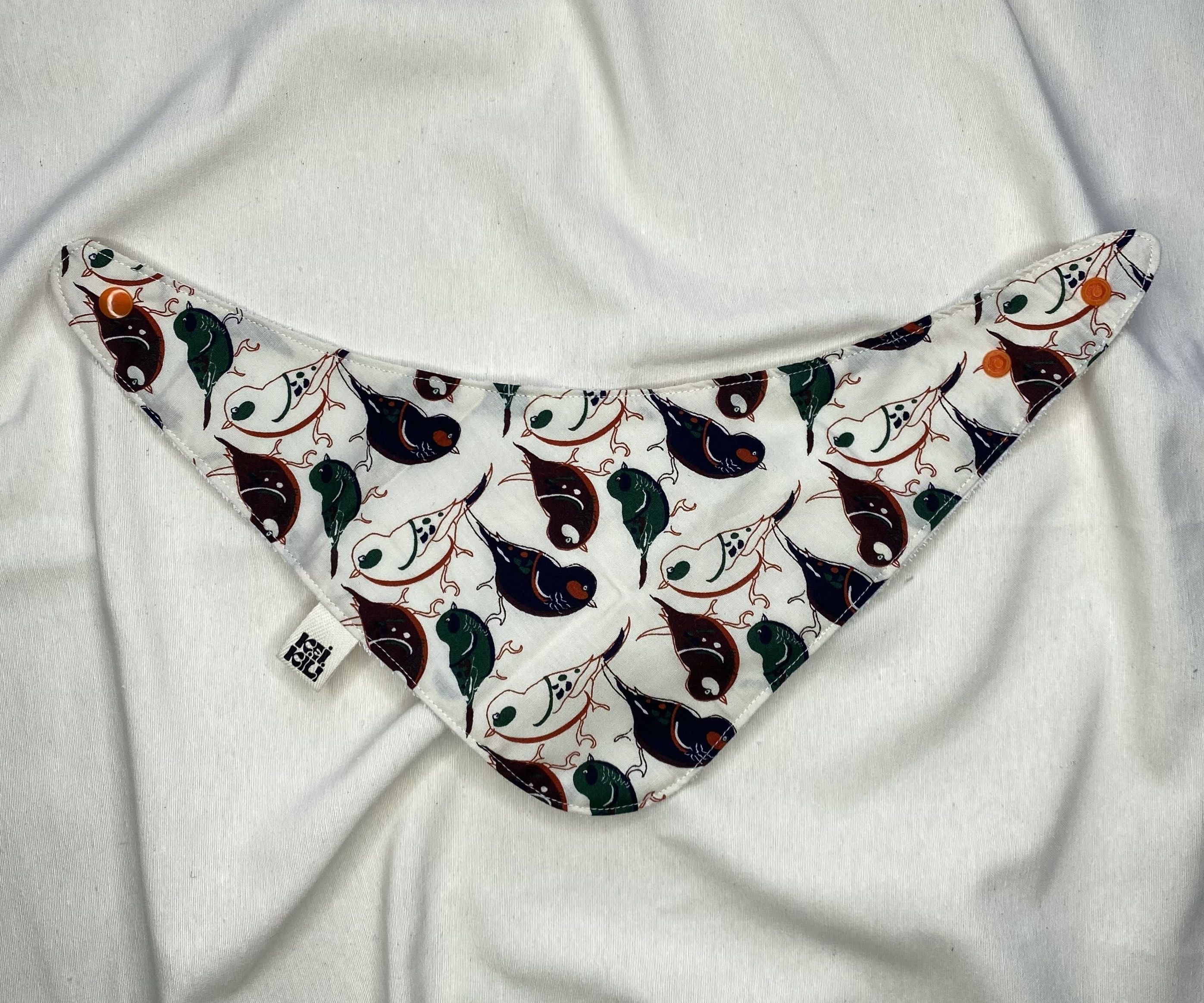 BABERO BANDANA - PAJAROS