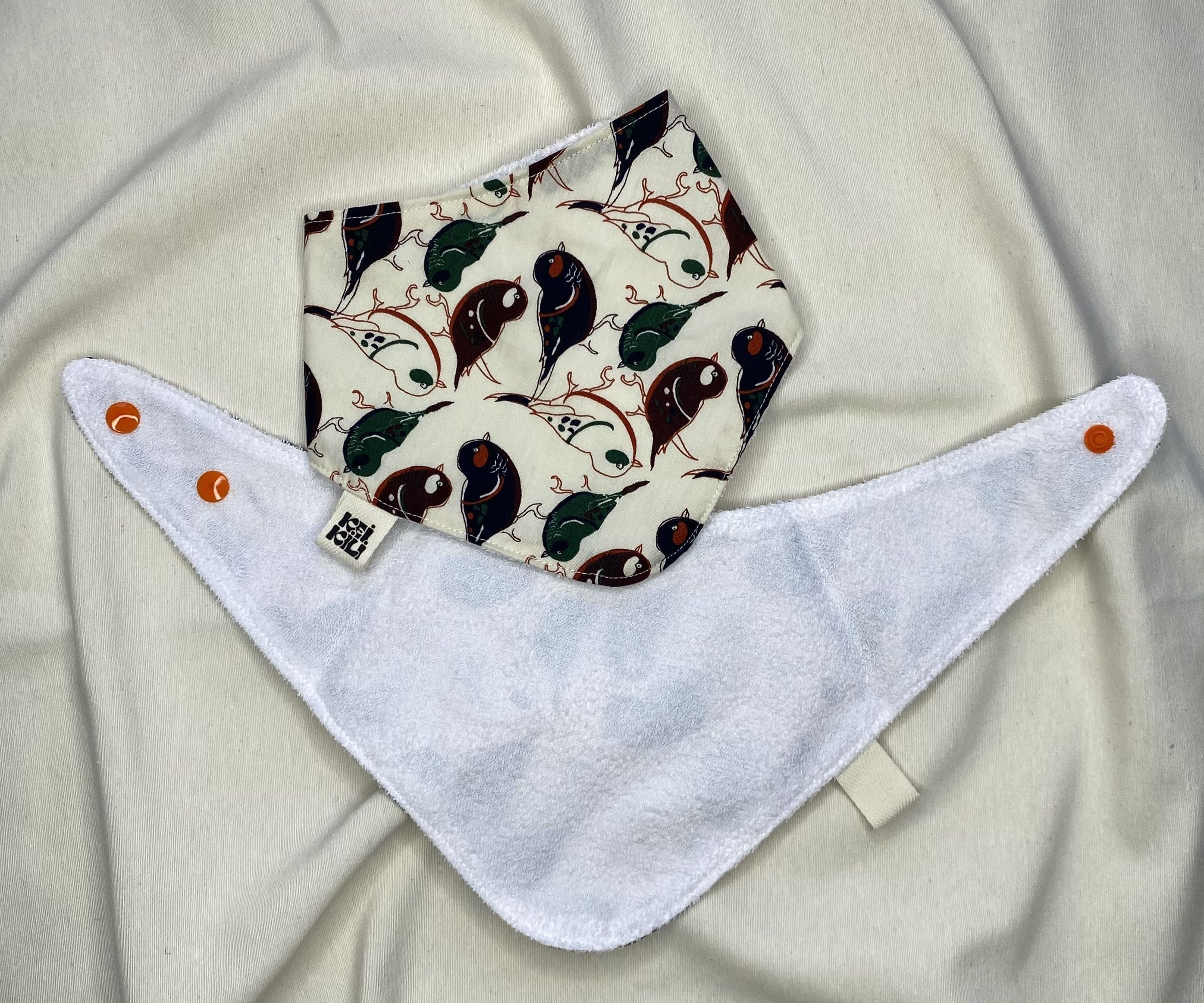 BABERO BANDANA - PAJAROS