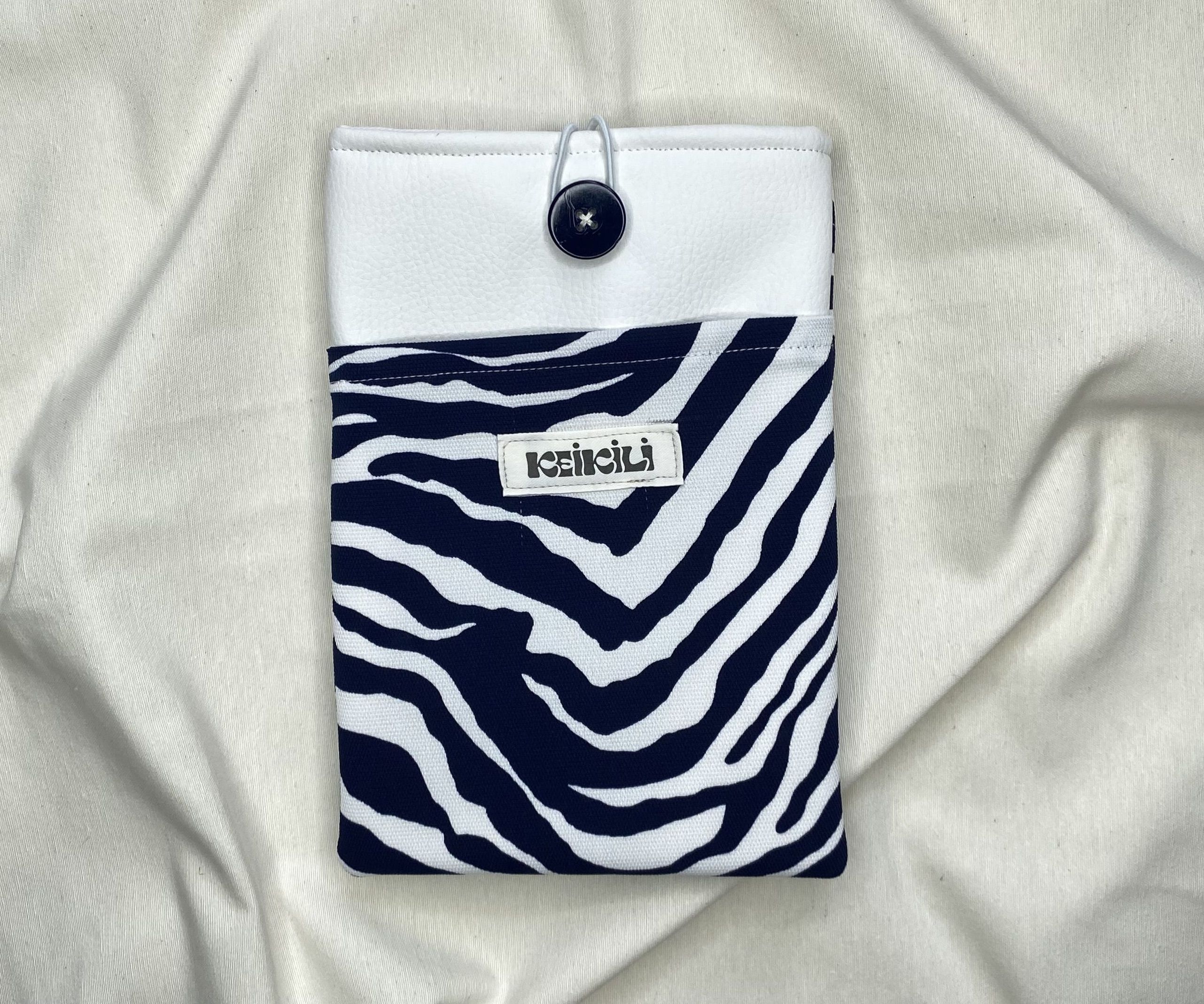 FUNDA PUKE KINDLE - ZEBRA AZUL