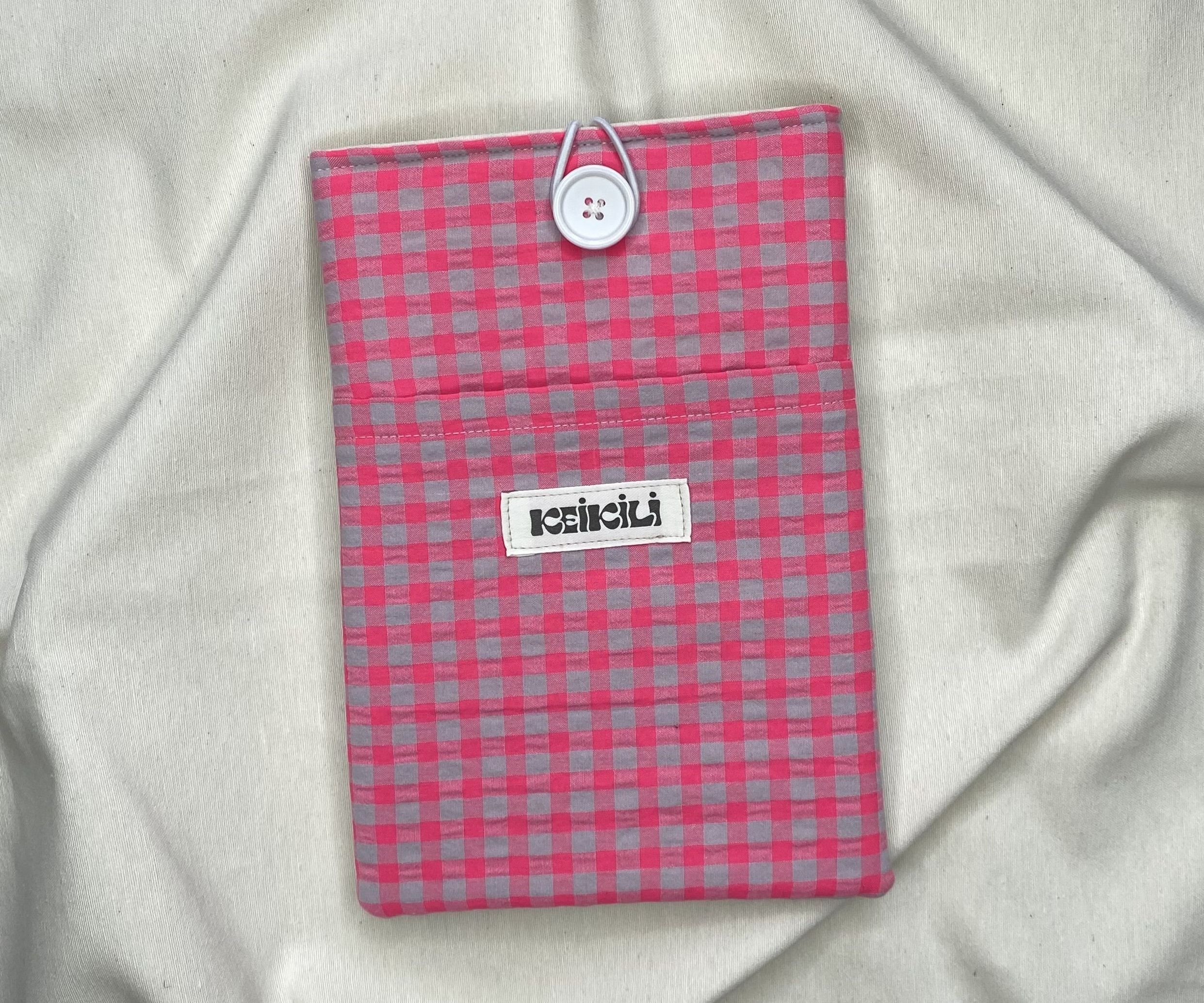 FUNDA PUKE KINDLE - CUADRO ROSA