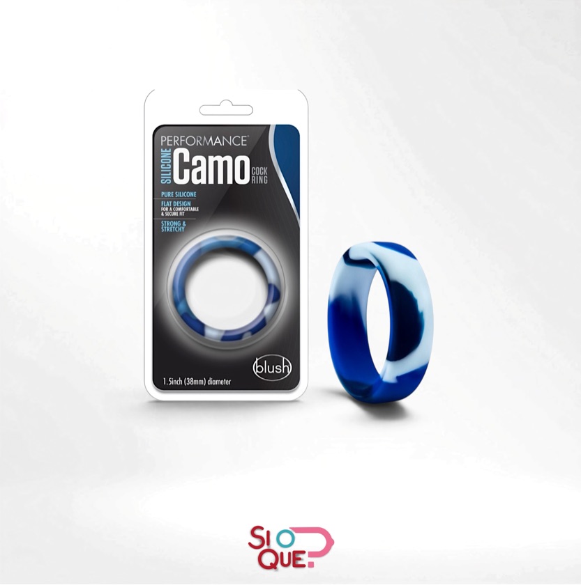 Anillo premium silicon líquido azul | Camo