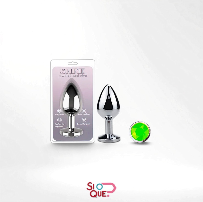 Sí O Qué? - Plug chico metálico redondo
