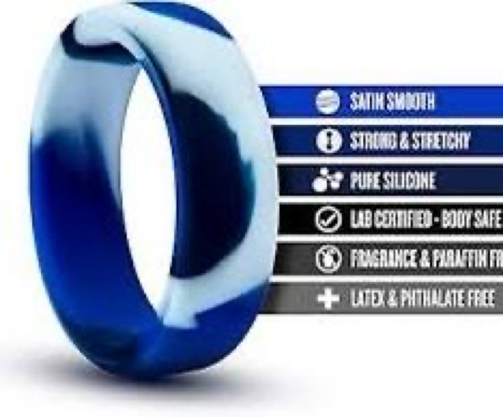 Anillo premium silicon líquido azul | Camo