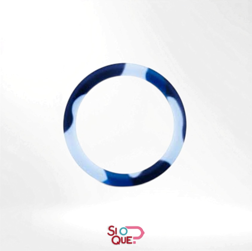 Anillo premium silicon líquido azul | Camo