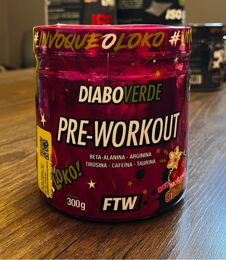 Diabo Verde FTW morango atômico 300g