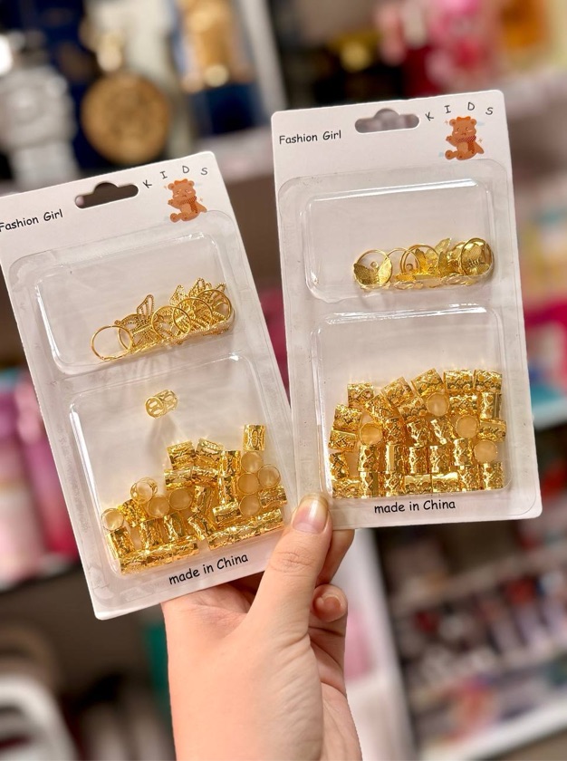 APLIQUES PARA CABELLO DORADO