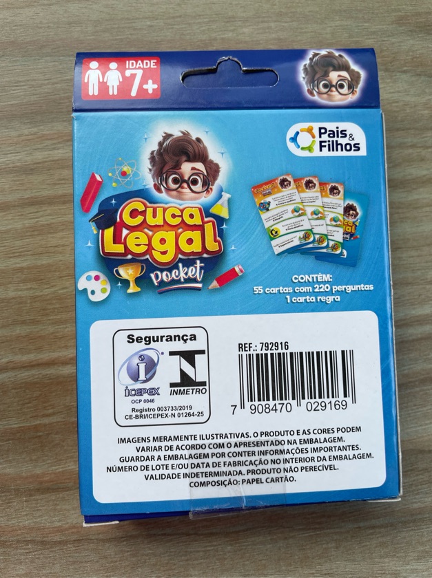 Jogo de cartas - Cuca legal