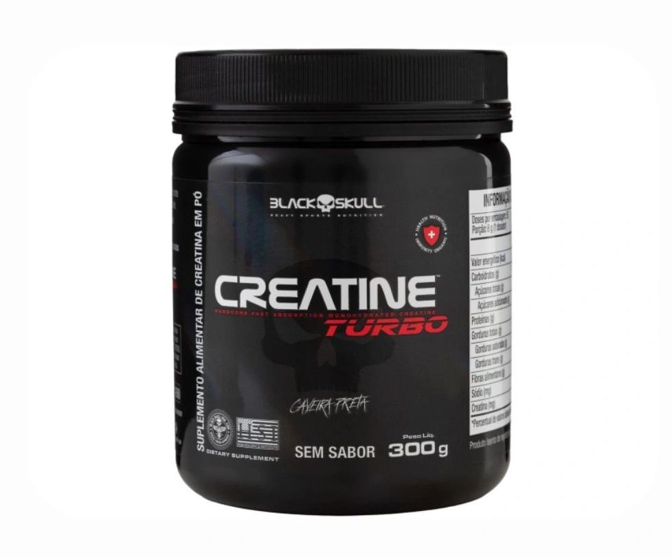 CREATINA TURBO 300G - BLACK SKULL