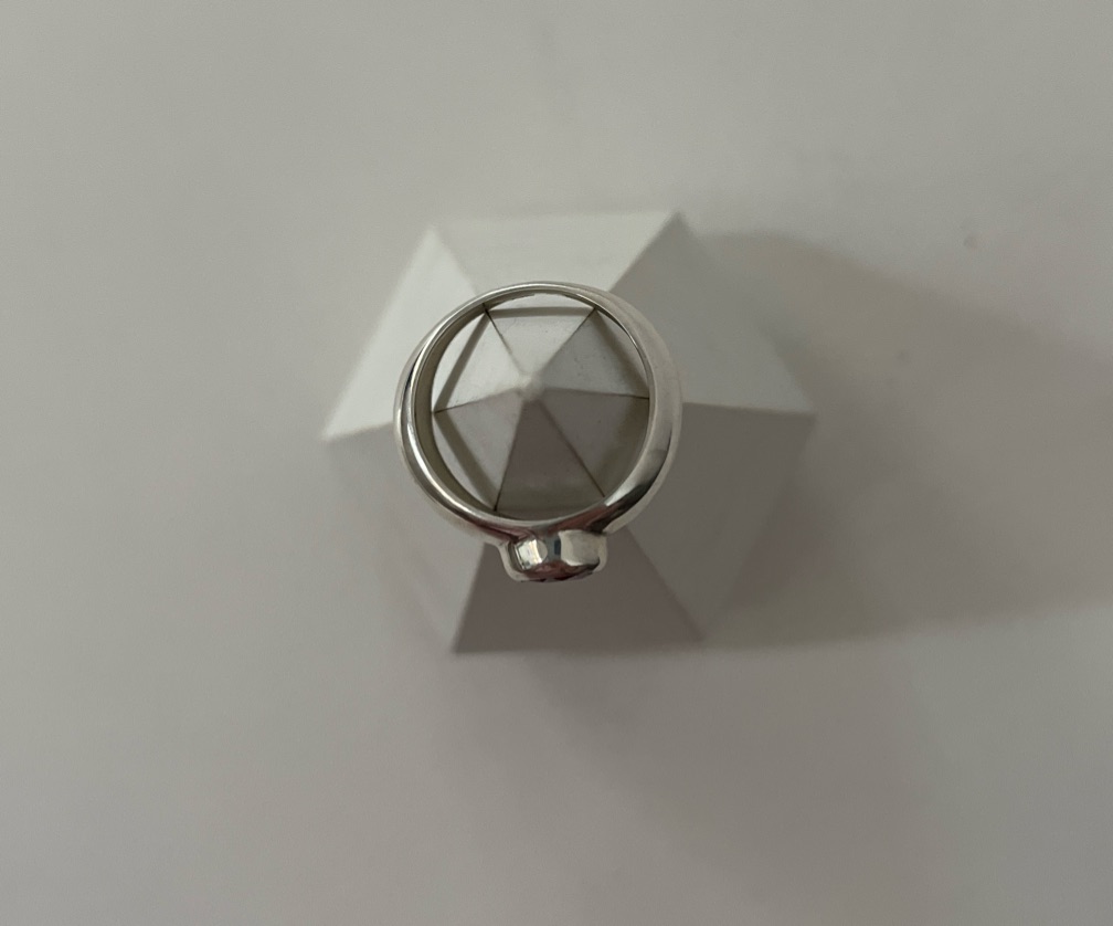 Anillo PRANA en plata 925 y topacio mistico