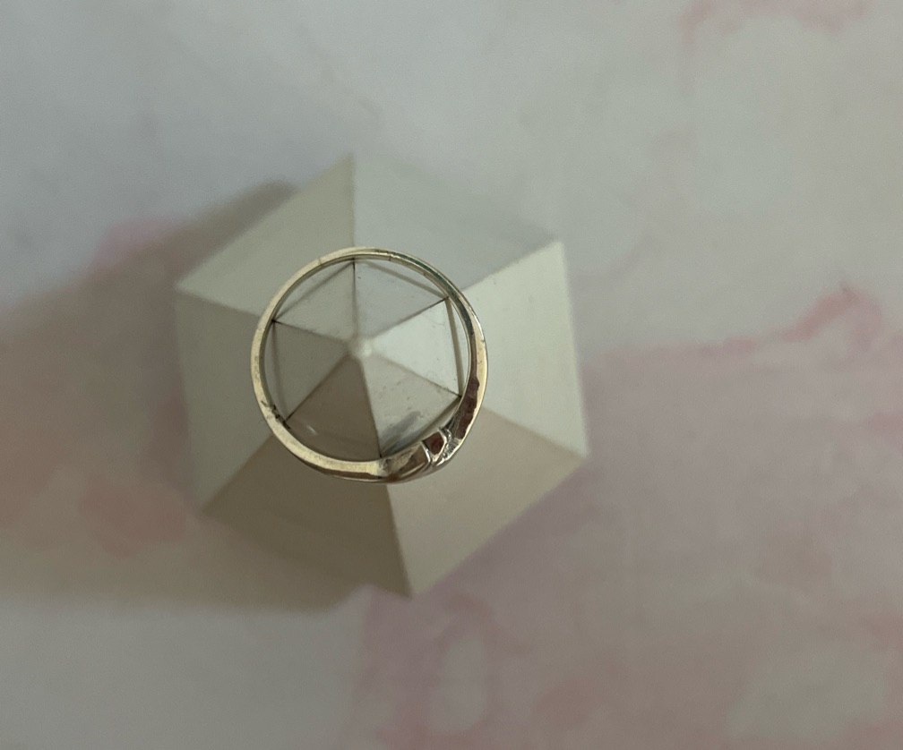 Anillo ajustable ABRAZO en plata 925
