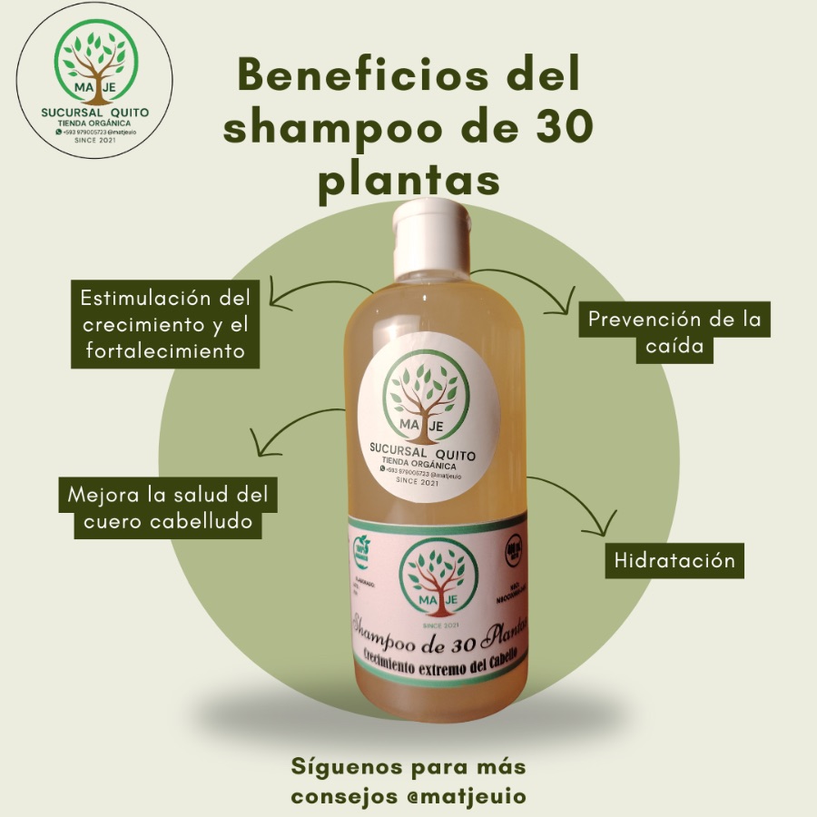Shampoo de 30 plantas