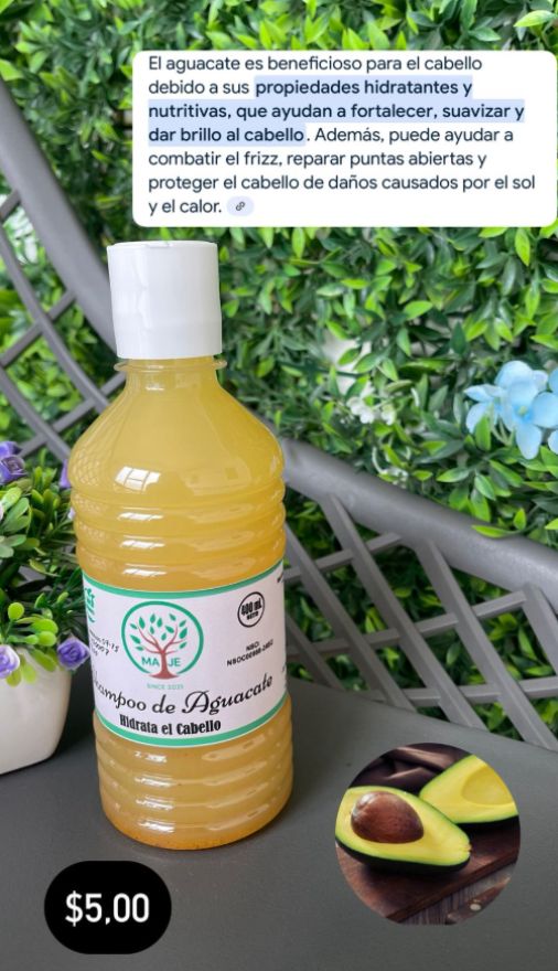 Shampoo de Aguacate