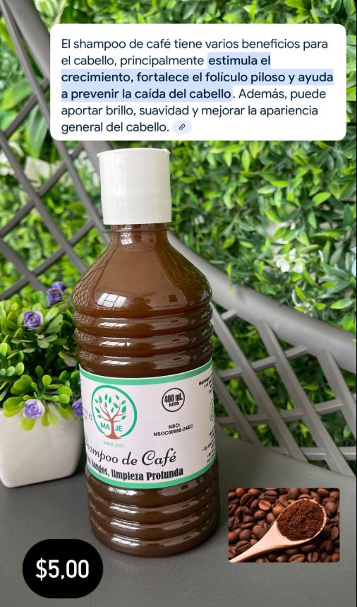 Shampoo de Café