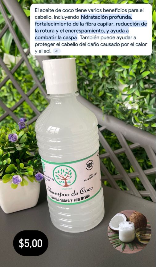 Shampoo de Coco