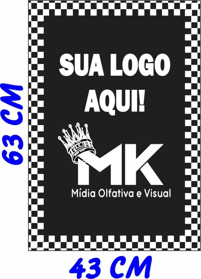 (1.000UN) Tapetes de Papel Personalizados (Chapado mais uma cor) 43x63CM