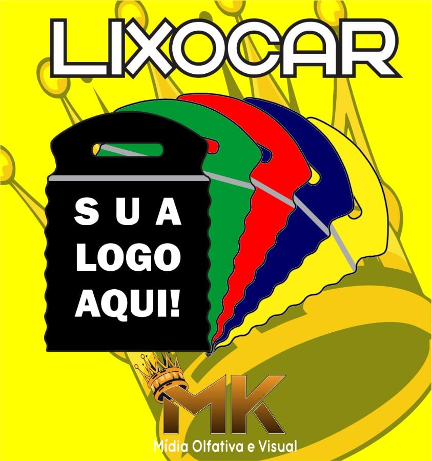 (200UN) PACK COM DUZENTOS UNIDADES DE SACOLINHAS LIXOCARS PERSONALIZADAS