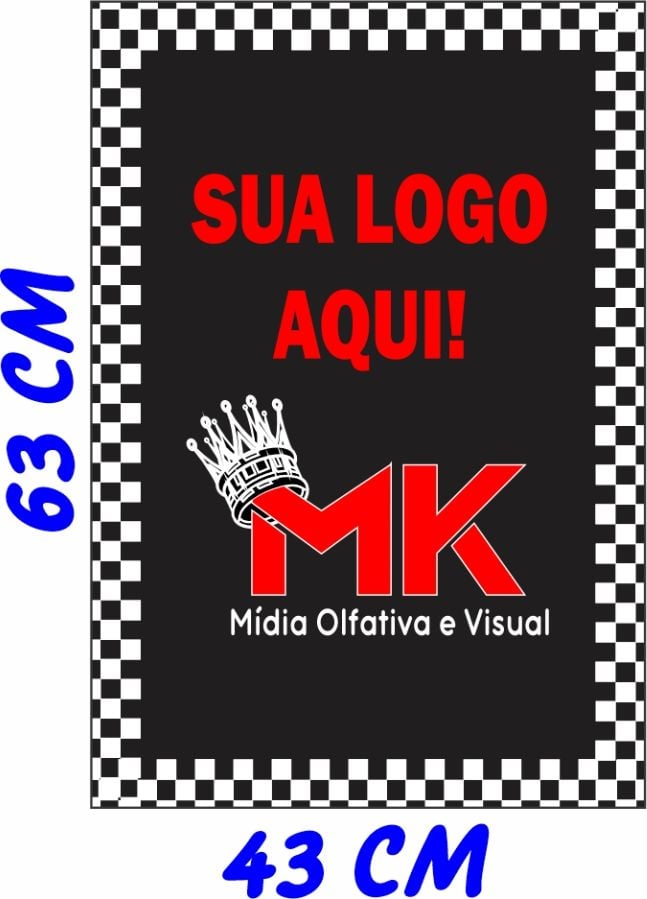 (1.000UN) Tapetes de Papel Personalizados (Chapado mais duas cores) 43x63CM