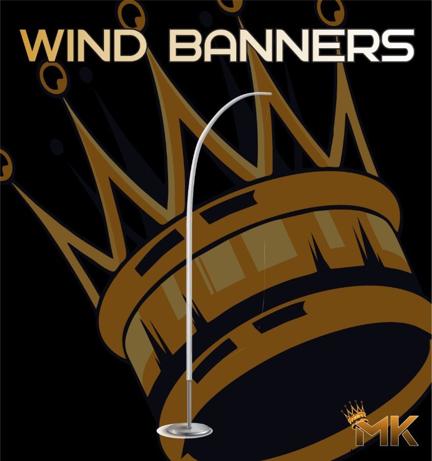 Wind Banner (Somente Hastes)