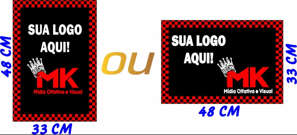 (1.000UN) Tapetes de Papel Personalizados (Chapado mais duas cores) 33x48CM