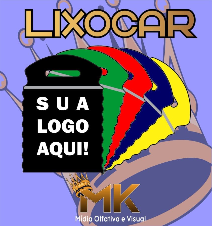 (2.000UN) PACK COM DOIS MIL UNIDADES DE SACOLINHAS LIXOCARS PERSONALIZADAS