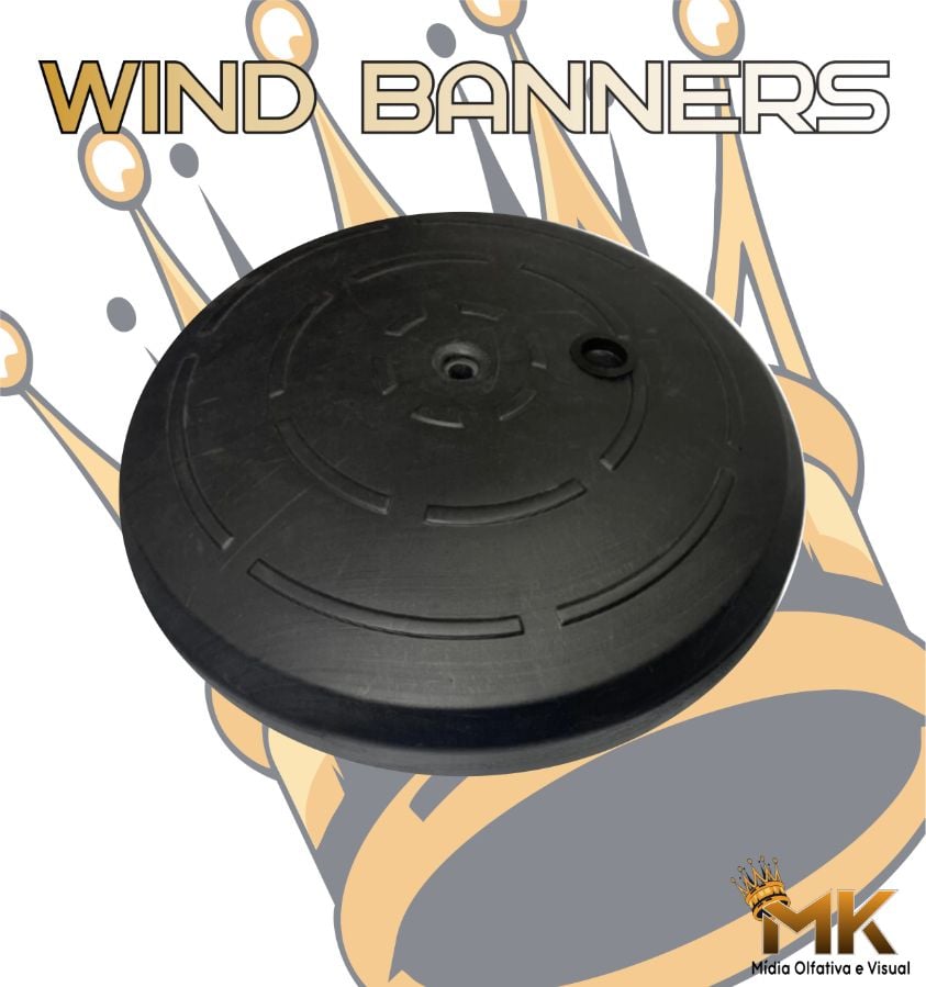 Wind Banner (Somente Base Plástica)