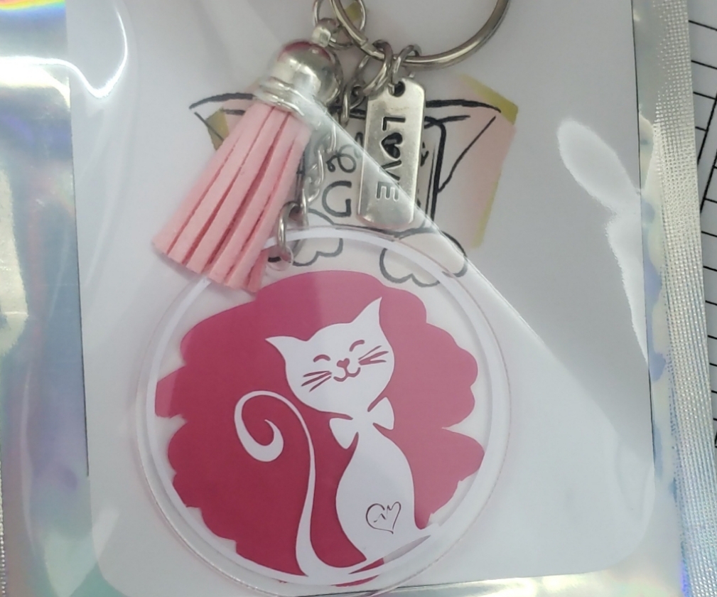 Happy Kitty Key Chain