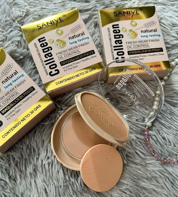 Maquillaje en polvo Saniye Collagen