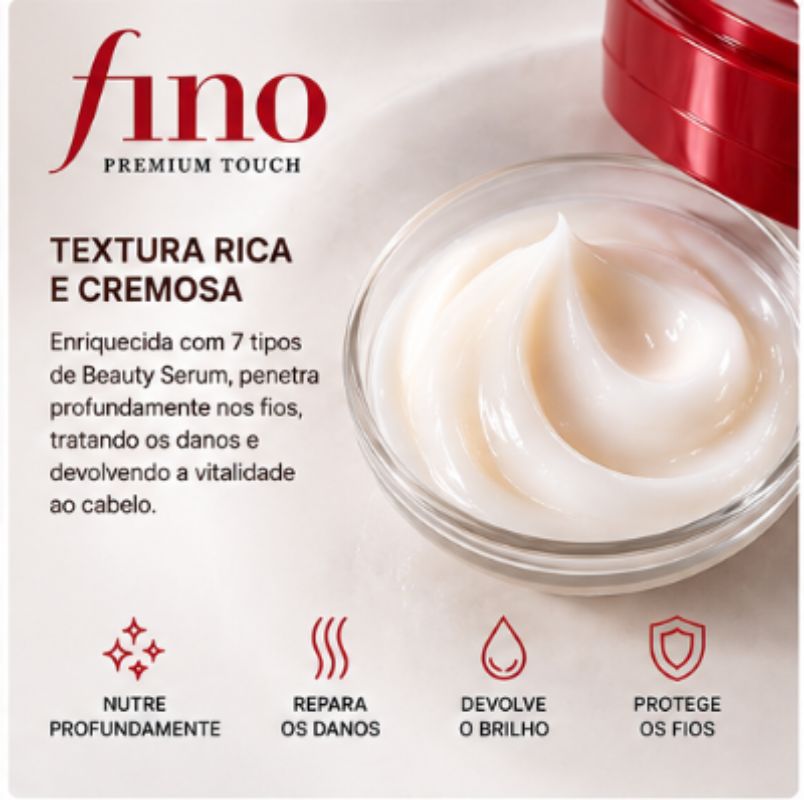 Fino Premium Touch Hair Mask – Máscara Capilar 230 g 🇯🇵