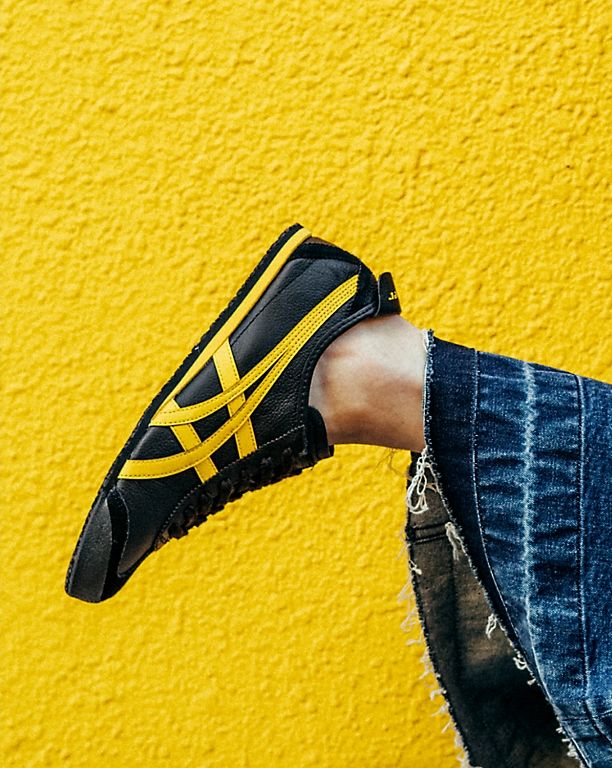Tênis Onitsuka Tiger Mexico 66 Preto/amarelo